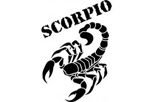 stencil Schablone Scorpio